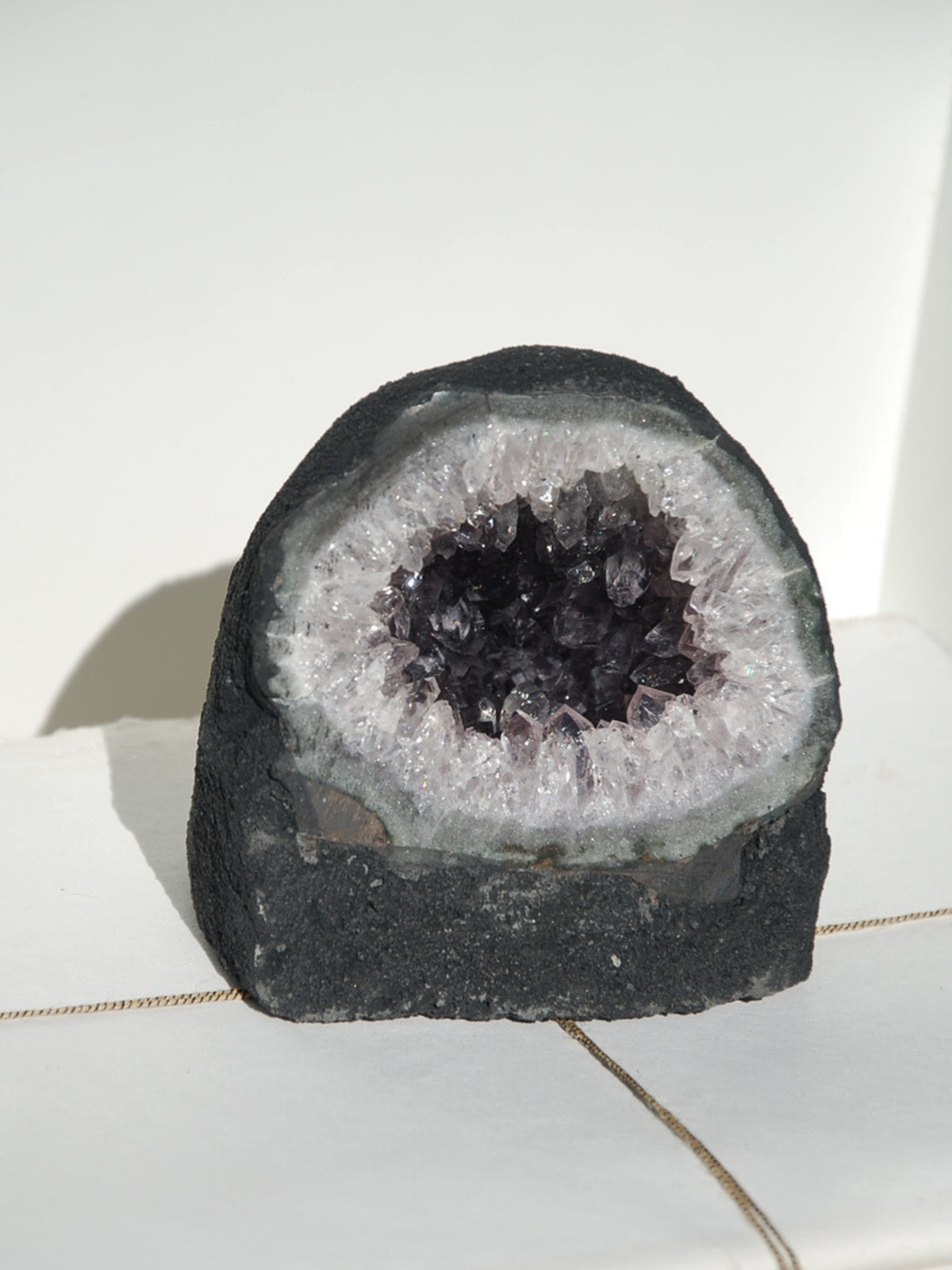 Amethyst Geode with Cut Base image 1