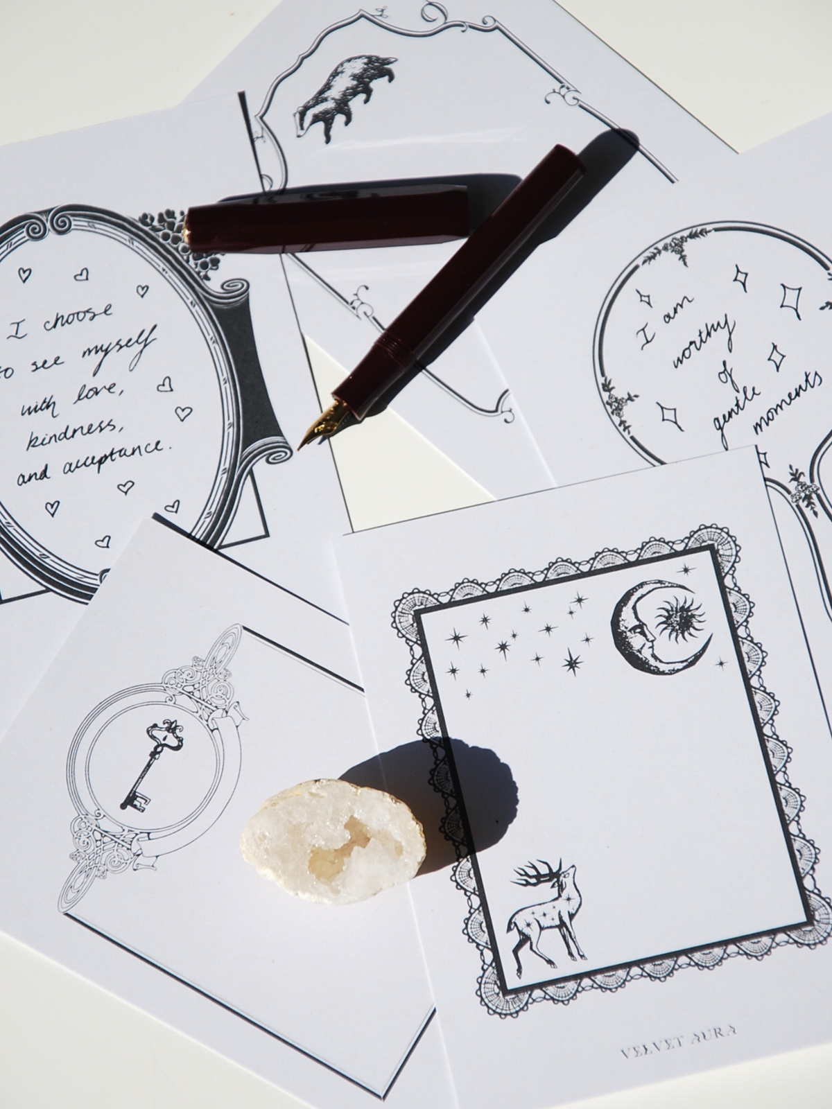 Affirmation Writing Cards image 0