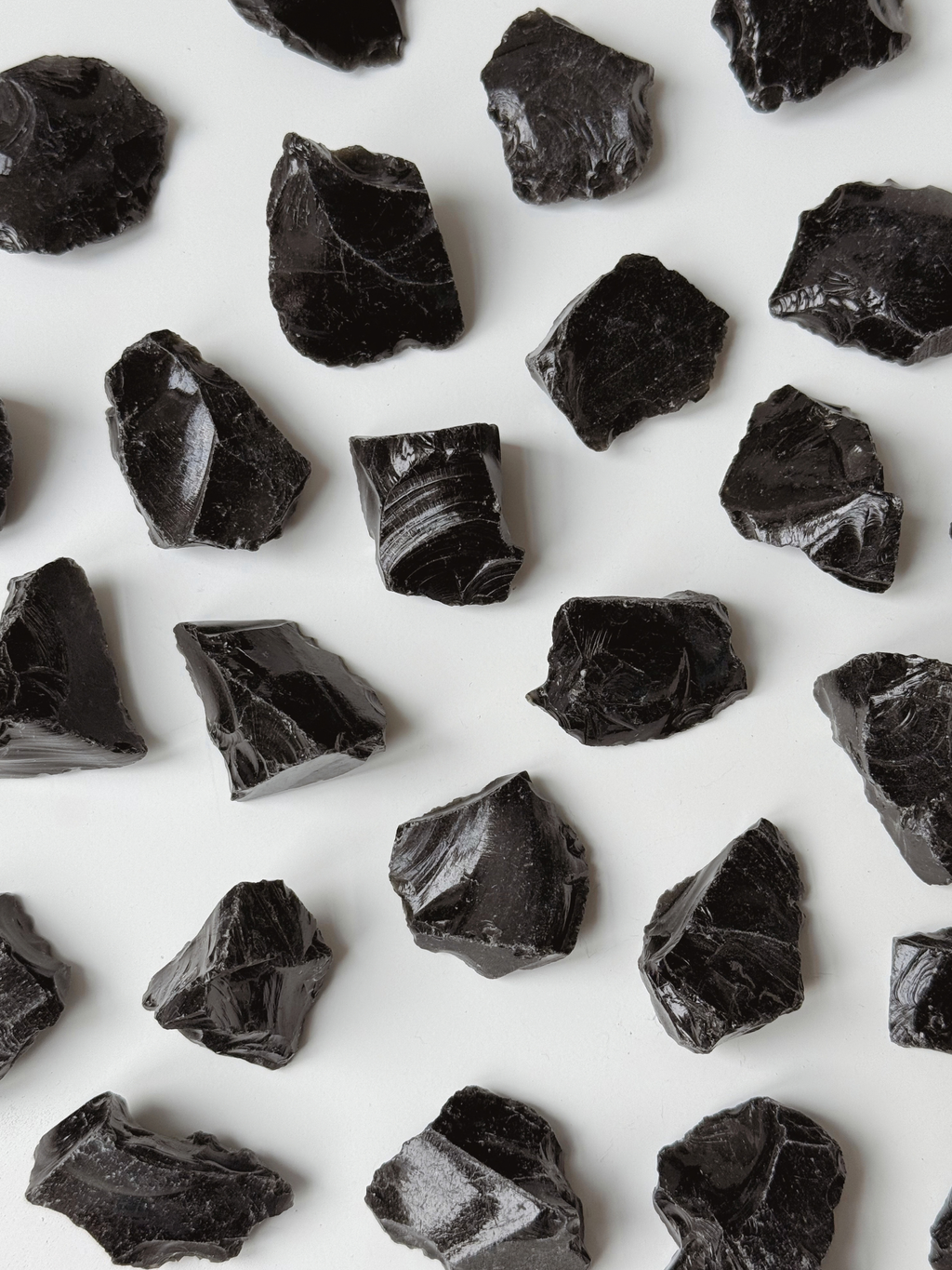 obsidian rough pieces image 0
