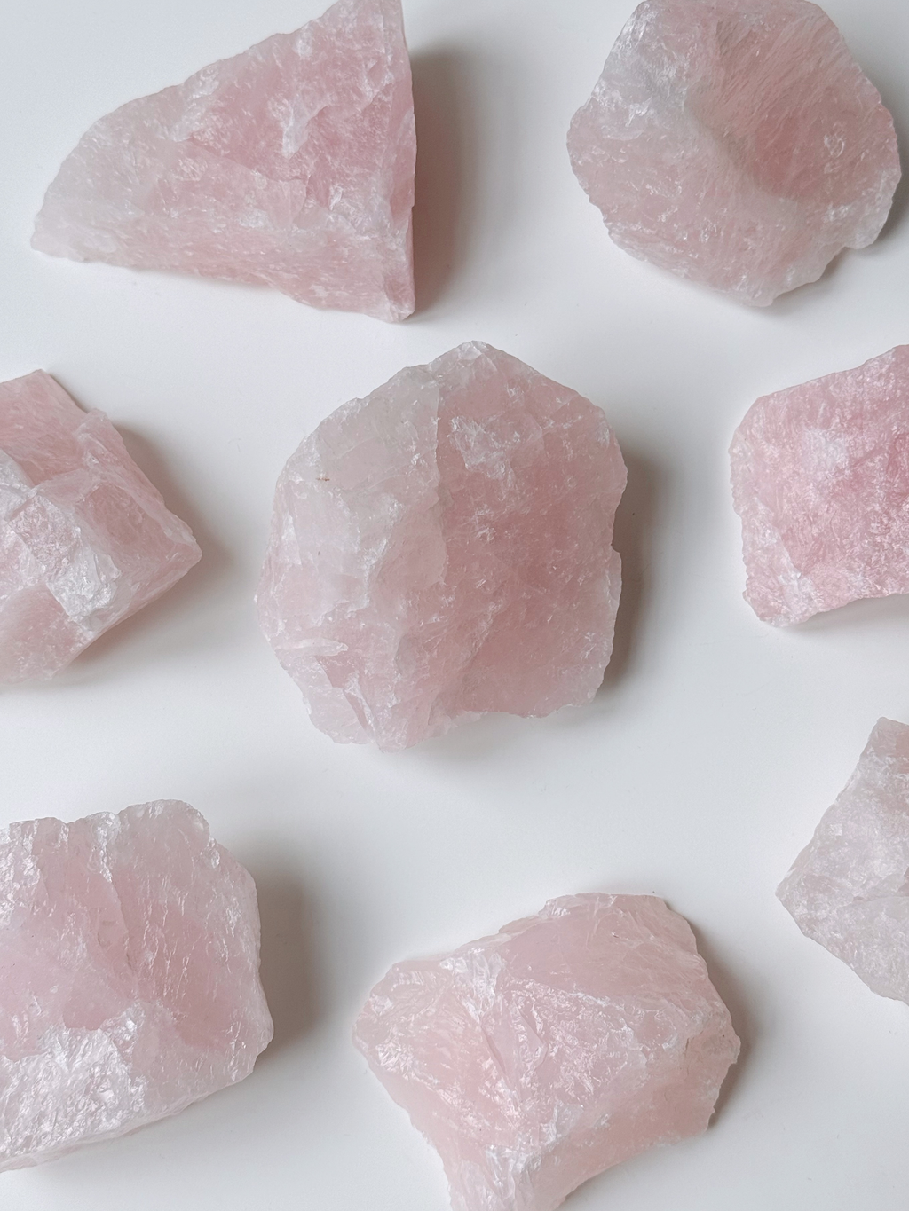 rose quartz chunks image 0