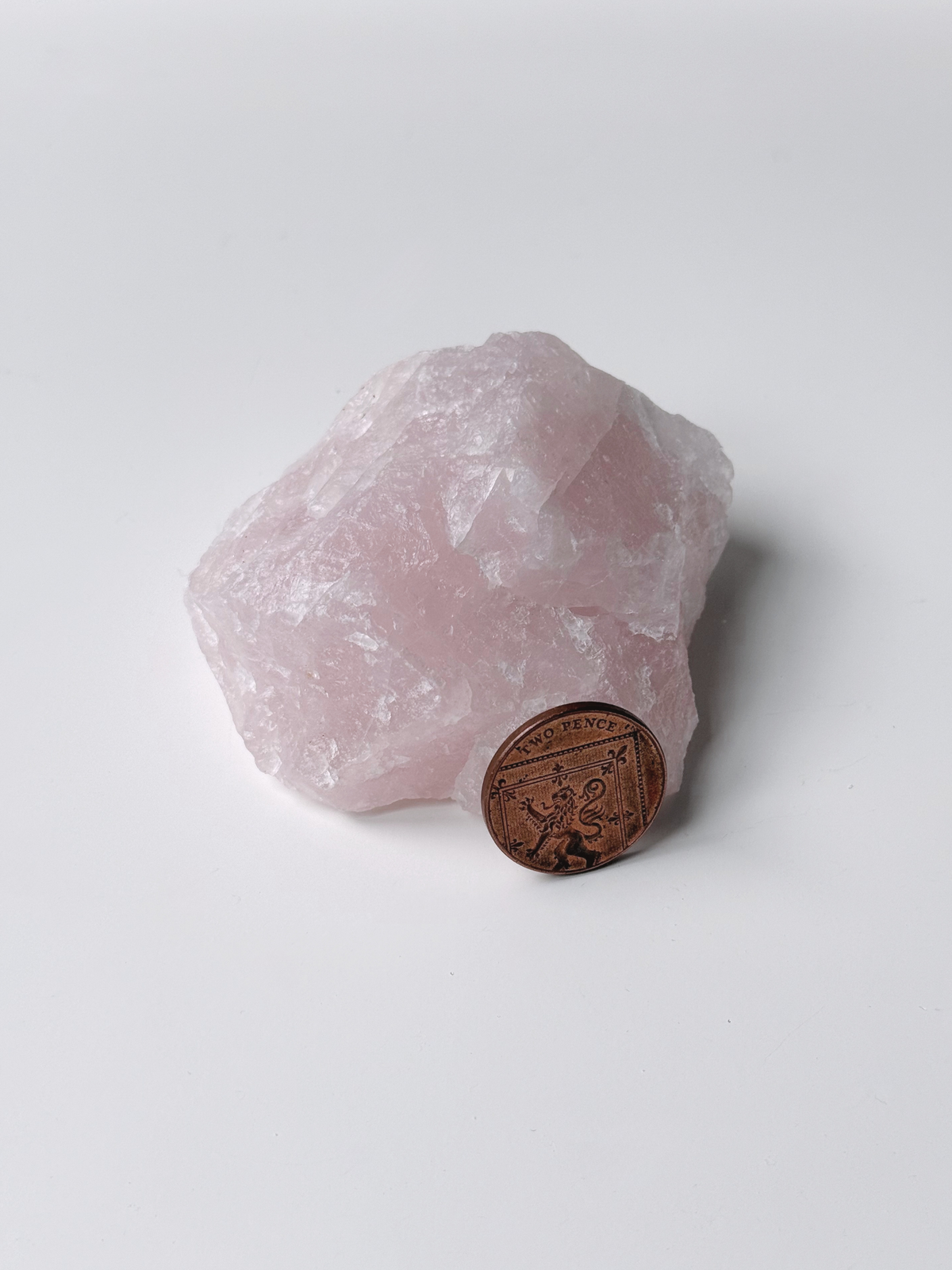 rose quartz chunks image 1